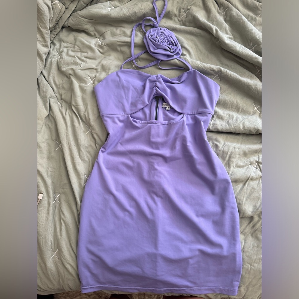 Fashion nova Blick, floral, mini dress, purple